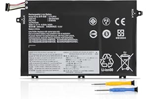 K KYUER 45Wh L17L3P51 L17C3P51 Laptop Akku für Lenovo ThinkPad E480 E485 E490 E495 E580 E585 E590 E595 E14 E15 01AV445 01AV446 01AV447 01AV448 L17M3P52 L17M3P51 SB10K97607 SB10K97608 SB10K97609 3-Cell