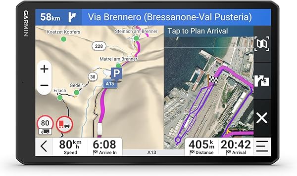 Garmin dēzl LGV720 MT-S - smartes LKW-Navigationsgerät mit 7" (17,7cm) Farbdisplay, vorinstallierten EU Karten (34 Länder), Fahrzeugspezifische Routenführung, Wetterwarnungen, beliebte LKW Strecken - 1