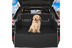 PETNICE Pet Boot Liner Protector, 184cm x 168cm Waterproof Dog Car Seat Cover with Bumper Flap, Car Boot Protector for Dogs, Universal Size Boot Mats for Cars, Trucks and SUVs