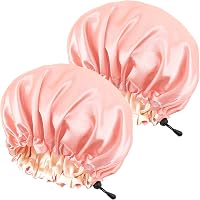 PUXUQU Schlafhaube Aus Satin & Baumwolle – 31x25,5 Cm, Für Damen, Mädchen, Gegen Haarausfall