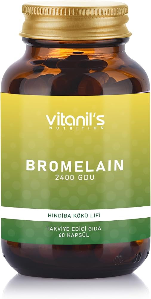 Bromelain 60 Bitkisel Kapsul