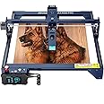 ATOMSTACK Laser Engraver, A5 M50 Pro 40W Laser Engraving Cutting Machine Offline Operation Laser Cutter with 4X Lens Focus Spot, 32-bit Motherboard Laser for Wood Metal, 410x400mm Engraving Area