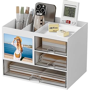 Boîte De Rangement Transparente 3 Niveaux Pour Washi Tape - Organisateur Empilable, Compact Et Solide Pour Bureau Ou Maison