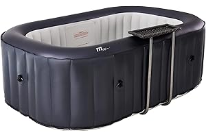 SHATCHI Nest Latest Mspa Portable Hot Tub Oval 2 Persons Outdoor Bubble Spa Pool Inflation Smart Filtration, UVC Sanitization Technology, 36 Degree Quick Heating