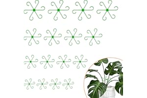 WANGZHENXI 16 Piezas Soporte para Plantas (4 Tamaños) -Soporte Plantas Reutilizables, Plantas de Interior,Adecuado para Plantas, Flores, Vegetales