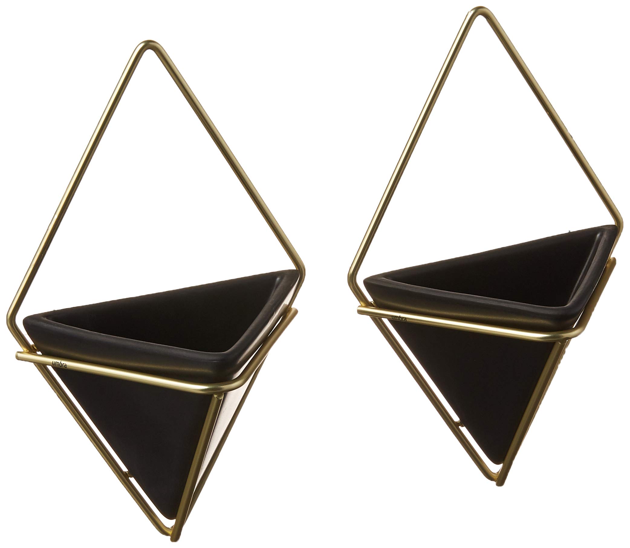 Umbra Trigg Decoracion De Pared Negro Laton Large Flores