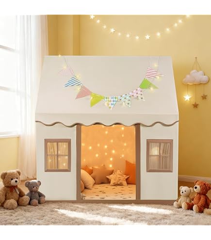 Tienda De Campaña Infantil, Casa De Juegos para Niños Interior, Tienda De Juegos Infantil, con Colchón Y Luces, 120×105×128cm, Tiendas De Campaña para Niños De Gran Espacio Tienda De Campaña Infantil, Casa De Juegos para Niños Interior, Tienda De Juegos Infantil, con Colchón Y Luces, 120×105×128cm, Tiendas De Campaña para Niños De Gran Espacio