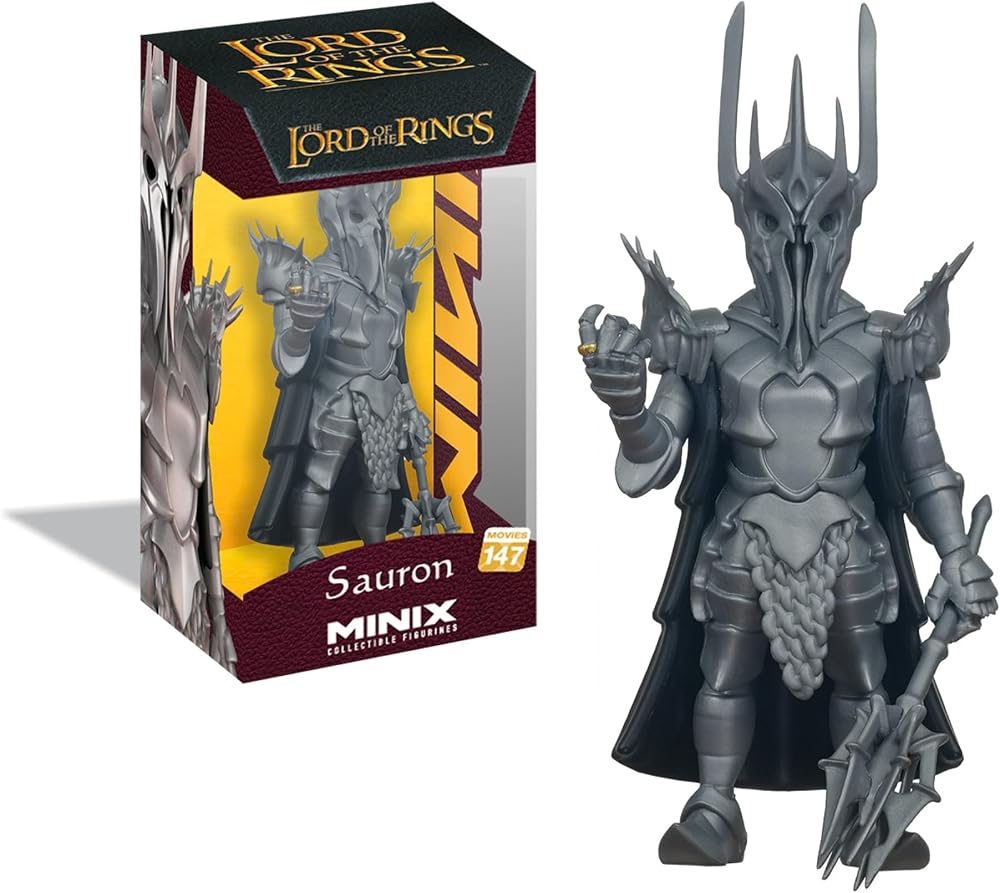 BANDAI Minix 12 cm Yüzüklerin Efendisi Sauron Koleksiyon Figürü Sergi Koleksiyonu Hediye Oyuncakları Çocuklar Yetişkinler TV Hayranları (MN20423)