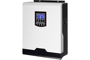 PHOTONIC UNIVERSE Iconica 3000W 24V Hybrid pure sine wave Inverter with 60A MPPT Solar charge controller and 60A Mains battery charger - ideal for off-grid applications or remote areas without access to a constant