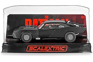 Scalextric Cars - C4442 Batmobile - The Batman 2022 - Toy Slot Car for use Race Tracks or Set - Small Kids Gift Ideas for Boy/Girl Ages 5 Accessories, Black