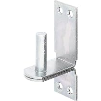 thumbnail image 2 of Aazon.co: GAH-Alberts Door Hinge With Knob Handle Offset With Fixed Loop Yellow-Galvanised 100... 2 of 14