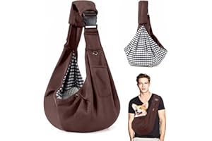 BCUUOZEEING Hundetragetasche, Tragekraft bis 7.5kg, Haustier Hundetasche mit Verstellbarem, Hunde Umhängetasche Tragetasche Hund Verstellbare für Spaziergang Aktivitäten im Freien und Ausflüge (Grün)