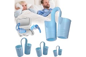 AIOUTGOGO Nasal Dilators Snoring aids for Men and Women,4 PCS Nose Vents with Earplug,Anti Snoring Devices Breathing,Reusable Snore Stopper Stop Snoring for Quiet Sleep