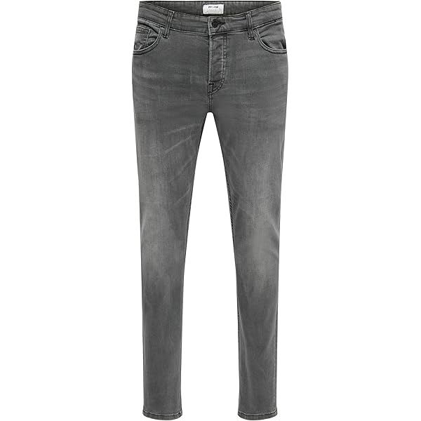 Only & Sons heren Broek Onsloom Slim B.black 4976 Dnm Jeans