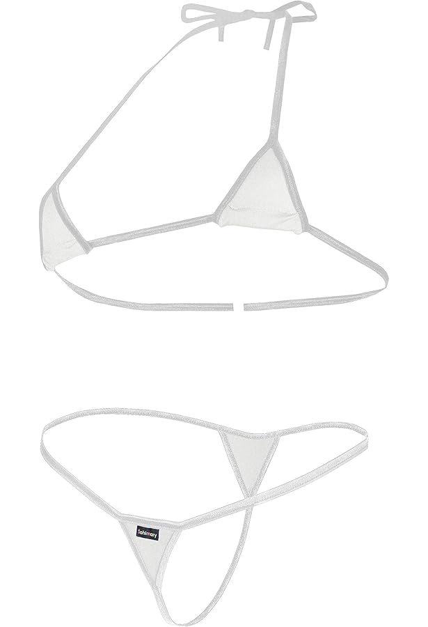 Other Stories - Bikini Rayé à Bonnets Triangle - Bleu