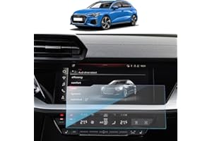 SKTU A udi A3 8Y 2020-2024 Pellicola Protettiva per Display per GPS, Pellicola in Vetro Temperato Anti-graffio, Navigatore Protector Film (10,1 Pollici)