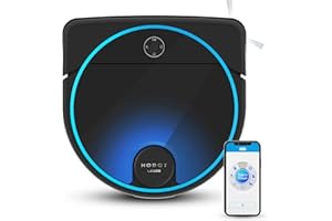 Smartbot HOBOT Robot Friegasuelos con Agua y mopas motorizadas Que frotan 900 Veces/min, también aspira. Dispone de App y Control por Voz. LEGEE-7