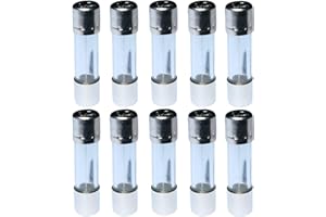 AERZETIX - C10958-10 x Glassicherungen - Glasrohr - Sicherungen - Verzögert Langsam - 2cm 5x20mm - 220V 250V - 3.15A