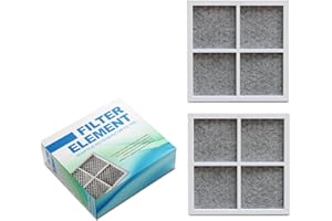 Biglumin Filtre à Air pour Réfrigérateur LG Pure n Fresh, 2 Pcs Filtre à Air Frais de Rechange, pour Réfrigérateur/Réfrigérateur/Purificateur D'airLG Pure N Fresh ADQ73214405 ADQ73214404 ADQ73214408