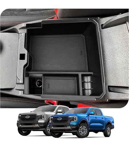 GAFAT Compatible avec Ford Ranger T9 2025 2026-2023 (Frein électronique) Tapis Antidérapants, Ranger Raptor 2025 Wildtrak Tapis en Caoutchouc Console Centrale, Couture Porte (Blanc GAFAT Compatible avec Ford Ranger T9 2025 2026-2023 (Frein électronique) Tapis Antidérapants, Ranger Raptor 2025 Wildtrak Tapis en Caoutchouc Console Centrale, Couture Porte (Blanc