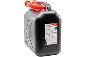 KOVA 1 tanica per benzina da 10 l, scelta da 1 a 13 pezzi, approvazione ONU, tanica per carburante, tanica di riserva per benzina e diesel, nero