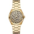 Michael Kors Stainless Steel Analog Multicolor Dial Women's Watch-Mk7500, Band Color:Gold