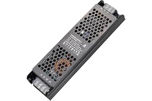 DUSKTEC Transformateur LED 12V Driver 400W, Alimentation Transfo 33,3A Conducteur, Adaptateurà Tension Constante Basse Tension, 220V AC à DC Convertisseur pour Bande Lumineuse LED MR16 G4 CCTV