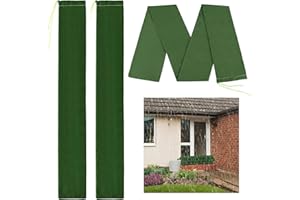 YGHQAP HanOBC 3 Bolsas de Arena de Barrera de Agua para inundaciones, Bolsas de Lona largas Gruesas con Banda elástica de encuadernación, Bolsas de Arena Reutilizables para inundaciones, Control de Agua de