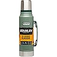 Stanley 18-8 Stainless Steel-Double-Wall Vacuum Insulation Water Bottle, Hammertone Green, 1L