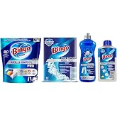 Bingo Akıllı Kaps&uuml;l Pro Bulaşık Makinesi Deterjanı Tableti 80'Li+Makine Temizleyici 250 Ml+Tuz 1,5 K