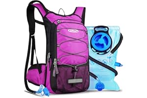 ‎LUNIDRY Lunidry Fahrradrucksack mit Trinkblase 3L, Laufrucksack Trinkrucksack 15L für Damen & Herren, Wasserdicht Sportrucksack Hydration Rucksack für MTB Ski Bike Outdoor Sport