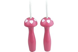 VILAC - Jouet en Bois - Corde à Sauter - Cœur - Fuchsia/Rose/Blanc - 3006F