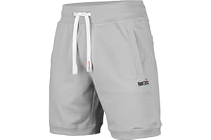 Mount Swiss Kurze Freizeithose Herren Luca I Kurze Sweatpants Herren mit Taschen und Tunnelzug I Kurze Hose für Heim und Hobby I Bequeme Sport Shorts Herren in klassischen Farben Größe S - 6XL