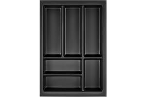 ORGA-BOX Portaposate Junker Slim 325 x 476 mm grigio lava con struttura perlata per 40 cm armadi portaposate da cucina SO SLIM