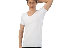 Fibershirts® Anti-svett skjorta - T-shirt mot svettfläckar - anti-svett undertröja - med Pro ArmPads och silverbehandling - h