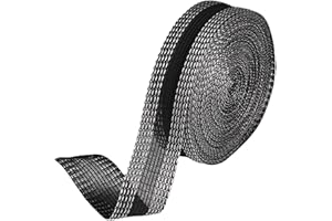 EACHPT Wonder Web 10M Hemming Tape for Trousers,Wonder Web Iron on Extra Strong,Convenient and Simple to Use, Hem Tape iron on for Trousers, Pants, Clothes, Fabrics (Black, 2.4CM Wide)