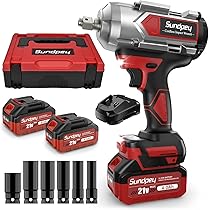 Avvitatore A Impulsi Brushless 1000Nm - 21V Con 2 Batterie 4.0Ah, 5 Bussole Per Auto E Casa - Foto 13