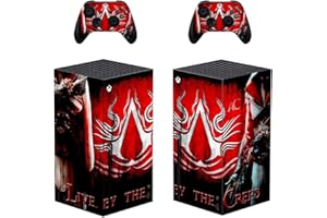 SUPREME SKINZ Xbox Series X Assassin's Creed Valhalla Live By Creed Skin, Decal, Vinyl, Sticker, Faceplate - Console and 2 Controllers - Protective Cover New SERIES X