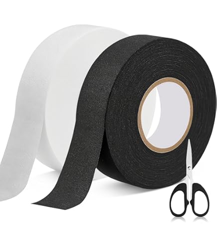 Nastro Hockey Nero Howies Premium Nastro Per Manopola Da Hockey Howies - Nero, In Tessuto Premium, Larghezza 0,5 Pollici, Lunghezza 10 Yard Pro Grip Tape - Foto 3