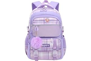 HANXIUCAO School Bags for Girls Lagre Capacity Backpack for School Water-resistant with Laptop Compartment Girls Backpacks for Primary Junior High University