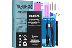 WAEUUKKPO (Verbessert) Akku für iPhone 13 Pro, Upgraded hohe Kapazität Neue 0 Zyklus Batterie-Ersatz für Modell A2636 A2638 A2639 A2640 A2483 mit Reparatur Werkzeug Kits