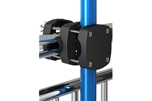 Menz Sonnenschirmhalter Balkongeländer - Kompakte Schirmhalterung Balkongeländer als sicherer Sonnenschirmständer Balkon, flexibel verwendbare Sonnenschirm Halterung Balkon in Schwarz