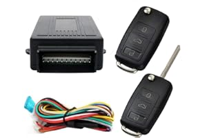 ‎MASO Style13 Auto-Fernbedienung, Universal-Autotürschloss mit Kontrollbox + 2 Ersatz-Fernbedienungen für Auto-Zentralschloss