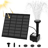 Solar Springbrunnen, otumixx Solar Teichpumpe Garten Wasserpumpe Solar Fontäne Pumpe mit 1,2W Monokristalline Solar…