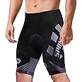 sponeed Men's Cycling Shorts Padded Bicycle Riding Pants Bike Biking Clothes Cycle Wear Tights