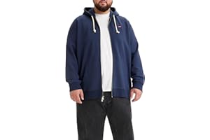 Levi's Mężczyźni Big & Tall Original Housemark Zip Up Hoodie, Naval Academy, 2XL