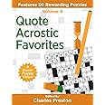 Quote Acrostic Favorites: Features 50 Rewarding Puzzles