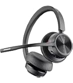 Cuffia Wireless Poly Voyager 4320 UC - Con Microfono A Asta, Per PC/Mac E Telefono, 24h Autonomia