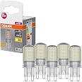Osram Star PIN LED Light Bulb for G9 Base, Clear Glass, Warm White (2700K), 470 Lumens, Replacement for Traditional 40W Replacement Bulbs, Non-Dimmable, Pack of 5 - View 8