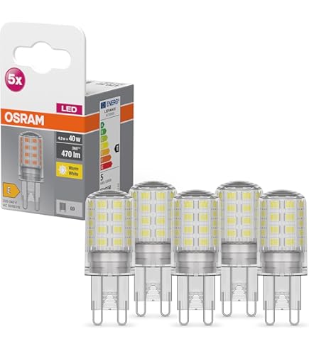 Osram 25w Oven Bulb Lamp Cooker Appliance Light G9 2700k Halogen Halopin 260lm E